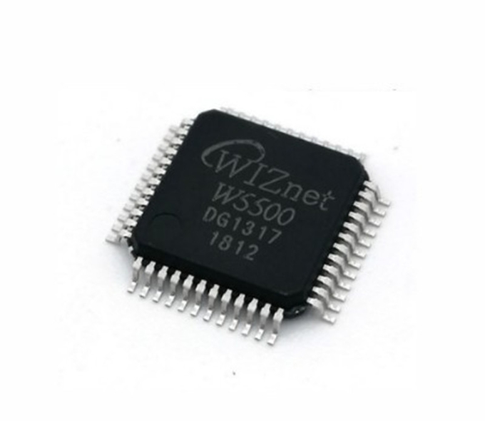 Composants simples 0 de l'électronique d'IC de puce de l'Ethernet CTLR de W5500 WIZnet